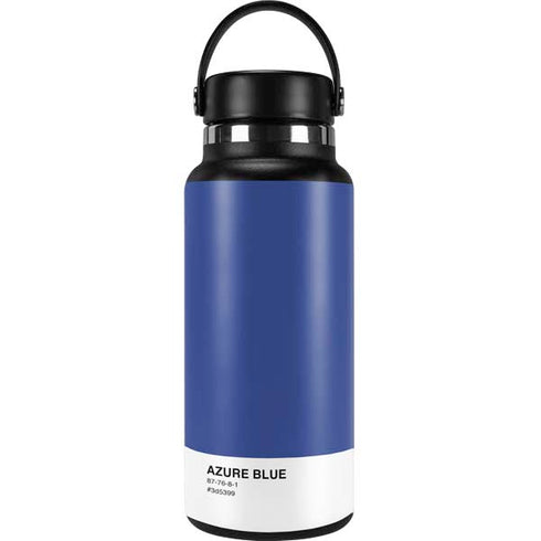Azure Blue Hydro Flask 32oz Wide Mouth Skin